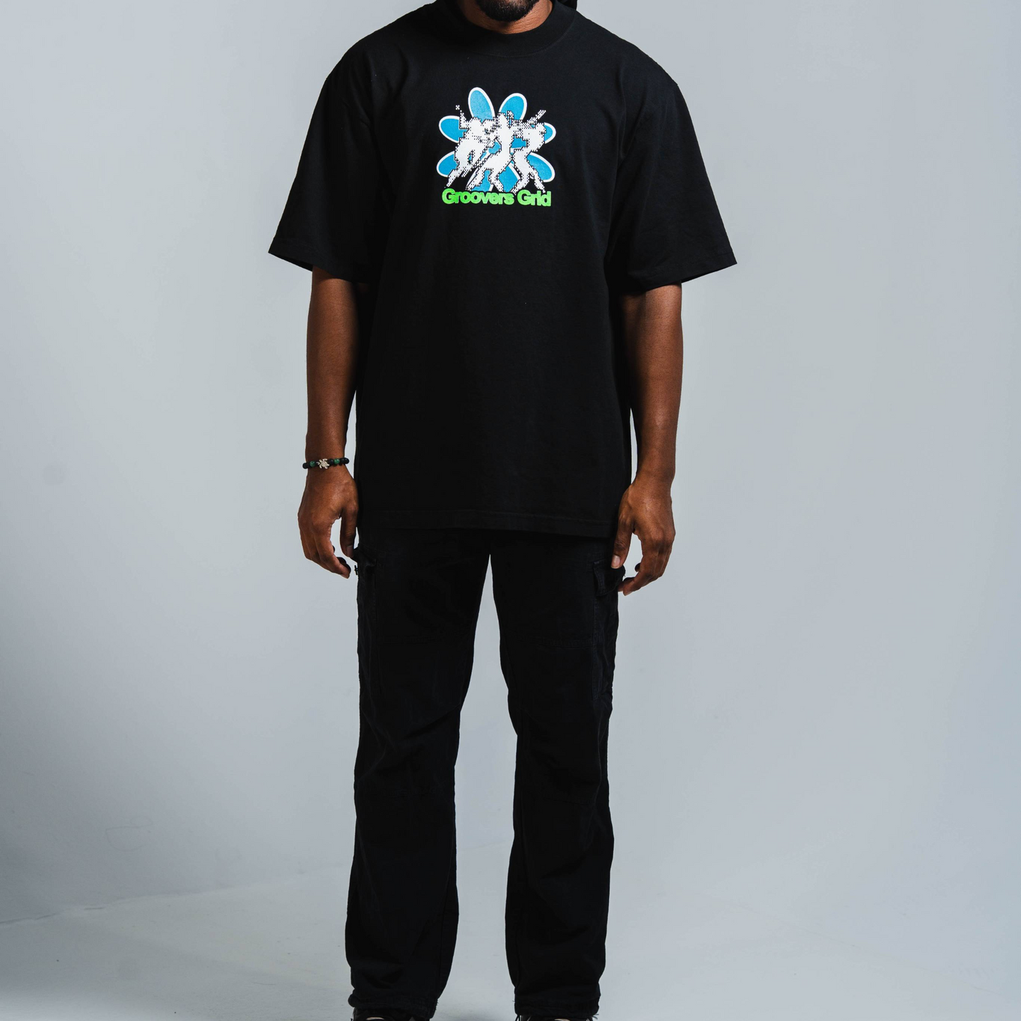 groovers grid dancin' tee